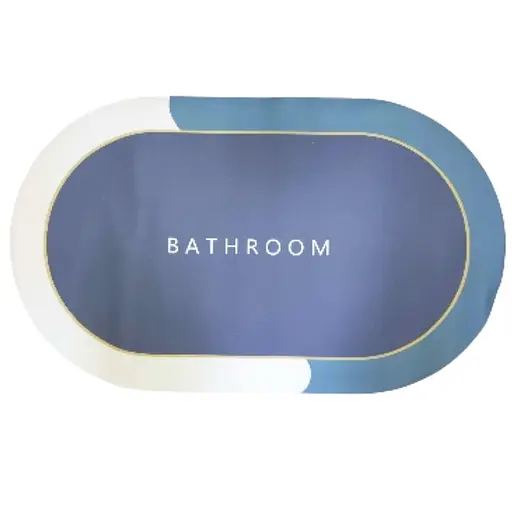  Влажный поглощающий коврик в ванную комнату Kornel 45х75 см (TY-195) - фото 1