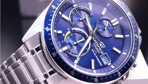 Японские мужские часы наручные кварцевые оригинальные Casio Edifice EFS-S510D-2AVUEF - фото 2