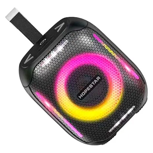 Компактна колонка Hopestar Party 300 Mini, 5W/TWS/IPX5/RGB/1800mAh, Orange - фото 3