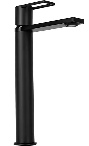 Смеситель для умывальника Rea Flip высокий black REA-B2007 Черный матовый - фото 3