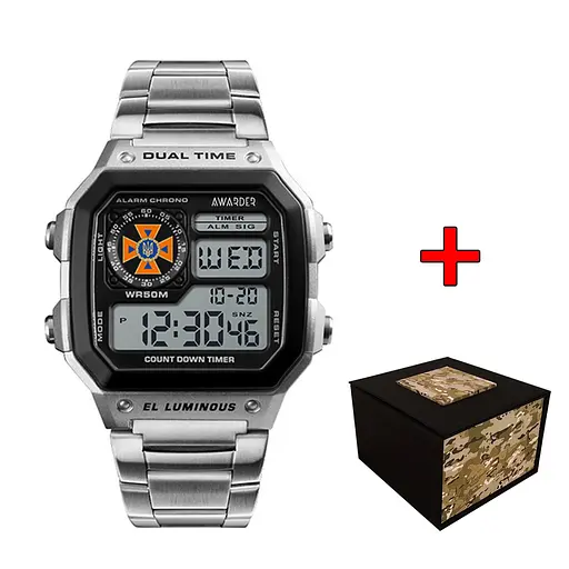 Наручний годинник чоловічий 011 ДСНС Silver Awarder acs0031988 - фото 1