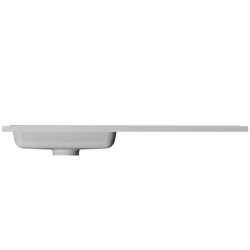 Раковина глянцева врізна Amidicon Rodeo 120L 1200x480 з литого каменю RODEO_120L_HL, Білий - фото 5