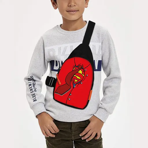 Сумка через плече дитяча Людина-павук 29х17 см сумка слінг для хлопчика (02270)