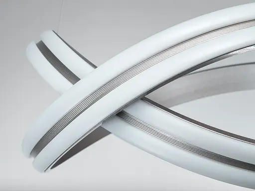 Підвісна LED люстра Romin Diasha 115Вт коричнева 19м² - фото 4