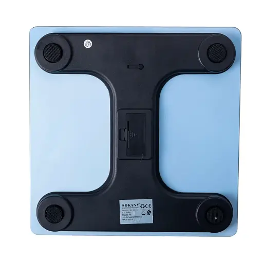 Весы смарт напольные Sokany SK-19019BL электронные до 180 кг весы цифровые умные диагностические Черный - фото 3
