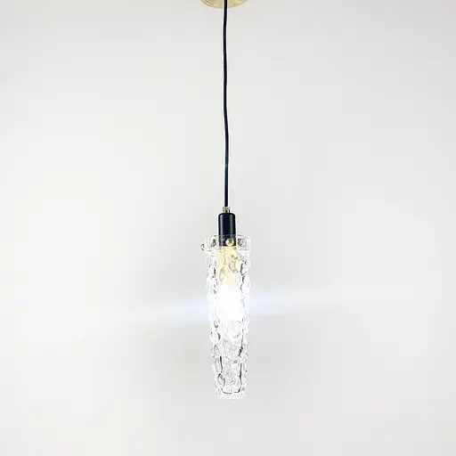 Удлиненный светильник со стеклянным рельефным плафоном | Line F | Арт. SGA8/1 - фото 2