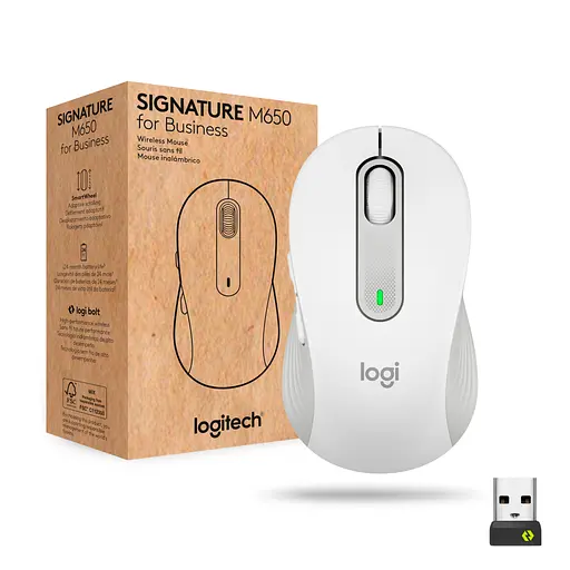 Миша Logitech Signature M650 L Wireless OFF-WHITE B2B