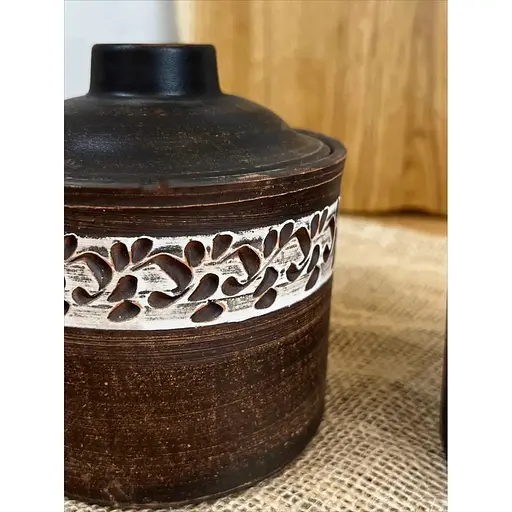 Набір банок для спецій 0.7 літра керамічний (глиняний)  - фото 8