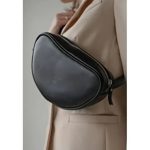 Поясна сумка Ada чорна - фото 1