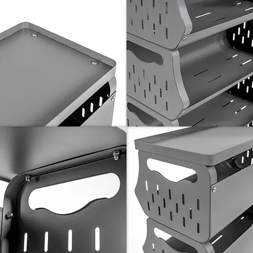 Стеллаж для хранения Wall Sticker SW-00002261 универсальный пятиярусный 60х30х123 см - фото 3