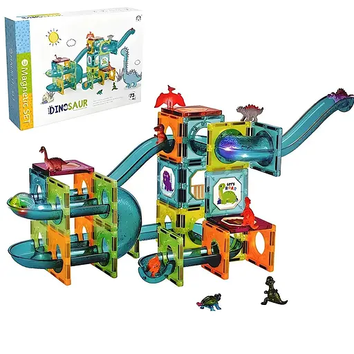 Конструктор магнітний DIY Magnetic Building Blocks на 73 деталі (СН1039)
