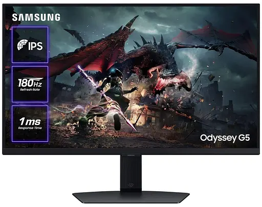 Монитор 27" Samsung Odyssey G50D QHD IPS 180Hz (LS27DG502EIXUA) Б/у - фото 1