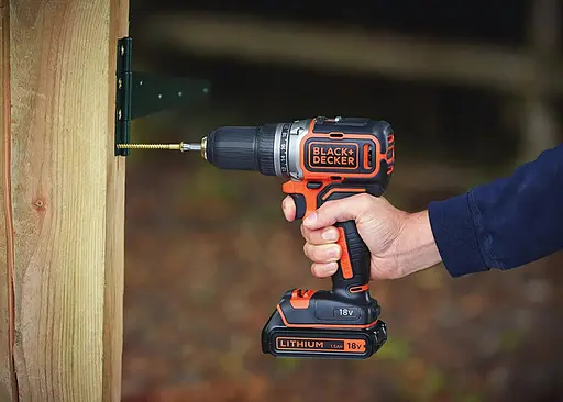 Аккумуляторная дрель-шуруповерт Black+Decker с АКБ и ЗП BL186KB - фото 3