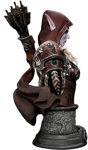 Статуетка WORLD OF WARCRAFT Sylvanas Windrunner Bust Scale 1/3 (Варкрафт) - фото 3