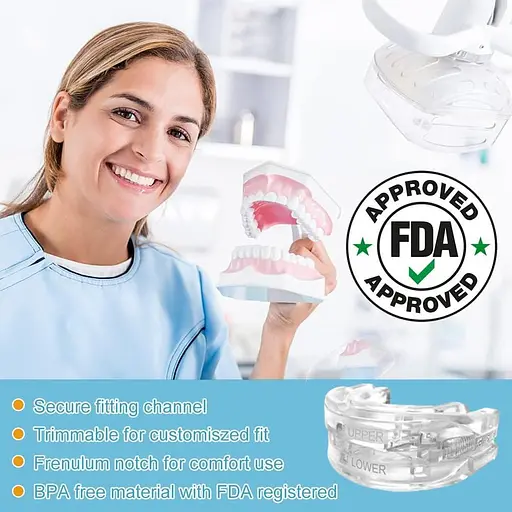 Устройства против храпа, эффективное средство от храпа, регулируемые и многоразовые средства для остановки храпа для мужчин - фото 6