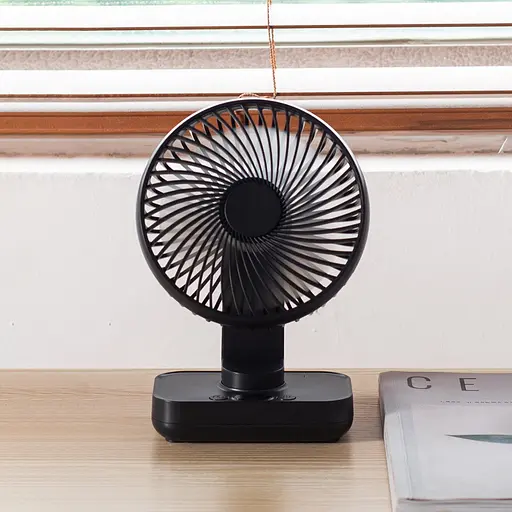 Вентилятор настольный беспроводной GXQC D606Y черный - фото 3