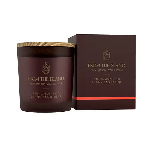 Ароматическая свеча Корица и солнечный мандарин Cinnamon and Sunny Tangerine From the Island 250 мл