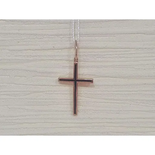 Золотий хрестик Харківська ювелірна фабрика з емаллю. 11589-СЕЧЕР - фото 2