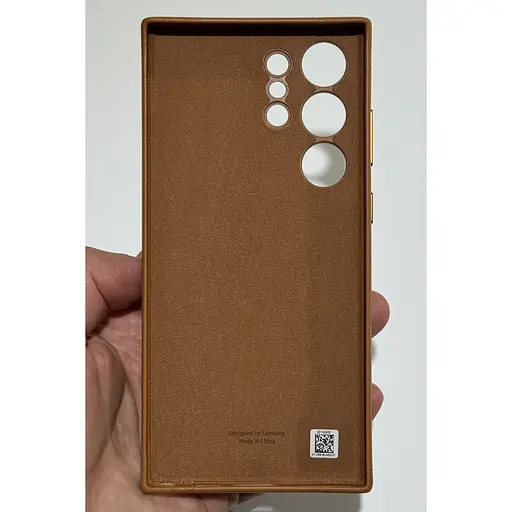 Чохол шкіряний оригінальний Samsung Leather Case для Samsung Galaxy S23 Ultra (S918) Camel EF-VS918LAEGRU - фото 6