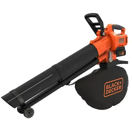 Садовий пилосос акумуляторний BLACK+DECKER з АКБ та ЗП BCBLV3625L1 - фото 1