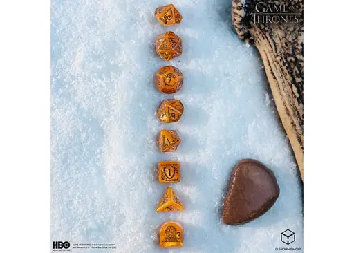 Набор кубиков Game of Thrones. Baratheon Dice Set , 7 шт. (GOT/00190166/2025/4/A) - фото 5