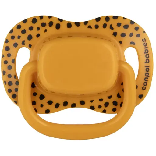 Пустышка Canpol babies BabiesBoo силиконовая симметричная 18+ мес. 2 шт. оранжевая (34/929_ora) - фото 4