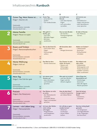 Schritte international Neu 1. Kursbuch + Arbeitsbuch mit Audios online - фото 3