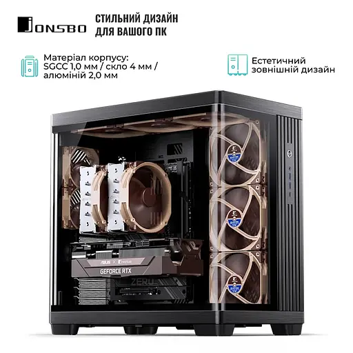 Корпус JONSBO TK-4 Black - фото 5