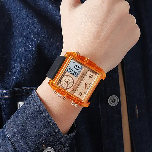 Наручний годинник чоловічий 2020AR Amber-Transparent Skmei acs0030387 - фото 3