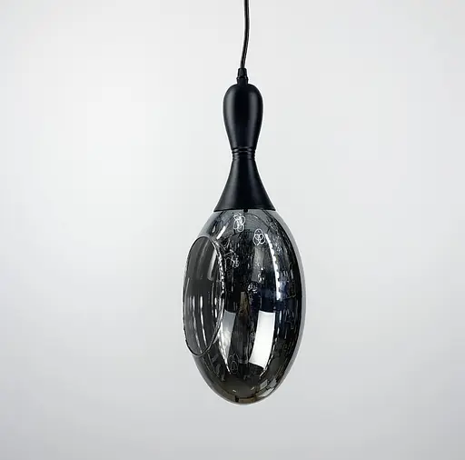 Підвісний світильник з видовженим плафоном двох кольорів | Арт. 11813/1 | Line F - фото 1