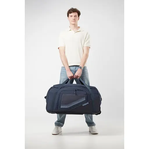 Дорожная Сумка На Колесах American Tourister CITY RACER NAVY 77x42x40 MI9*41003 - фото 13