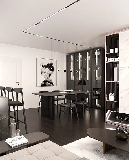 Подвес Skarlat RGD2032 5W BK+RGD 3000K - фото 5