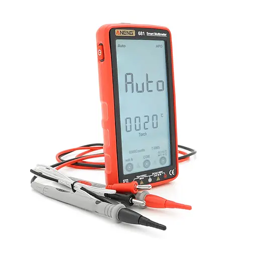 Мультиметр ANENG AN-681, измерение: V, A, R, C, T, F - фото 1