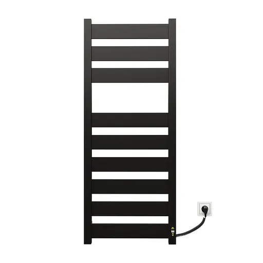 Електрична рушникосушарка Kosser Волз 1200x500 ER тайм. чорний ДВЛ03ER, Чорний матовий, Праве - фото 2