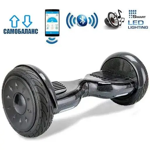 Гироборд Smart Balance Wheel U20 Premium + Autobalance + Арр 10.5" Черный карбон  - фото 2