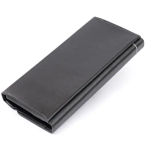 Чоловіча шкіряна барсетка GRANDE PELLE 10х20,3х3 см acs0016100 - фото 2