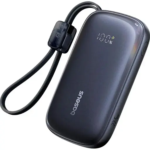 Зовнішній акумулятор Baseus EnerFill Qpow 3 Ultra 10000mAh 22.5W Black (E0027L00) [152259] - фото 1