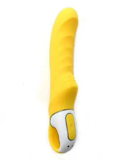 Вібратор Satisfyer Yummy Sunshine 22.5 см жовтий - фото 2