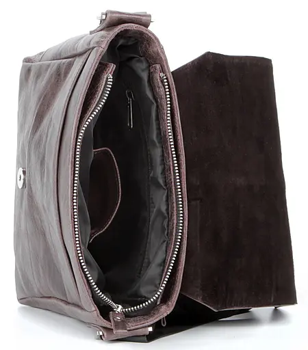 Шкіряна чоловіча сумка SHVIGEL 21х22,5х8 см sum0023496 - фото 7