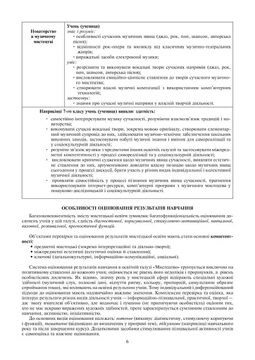 Музичне мистецтво. Конспекти уроків. 7 клас - фото 7