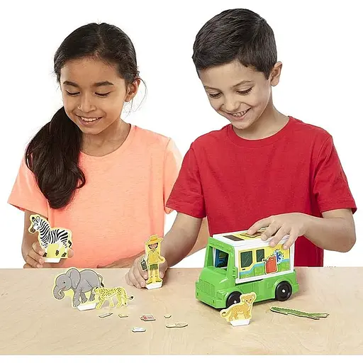 Ігровий набір Melissa & Doug Сафарі - рятувальна машина магнітний (MD30666) - фото 3