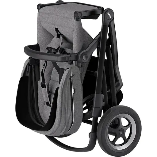 Детская коляска Thule Sleek Black/Grey Melange (TH 11000021) - фото 4