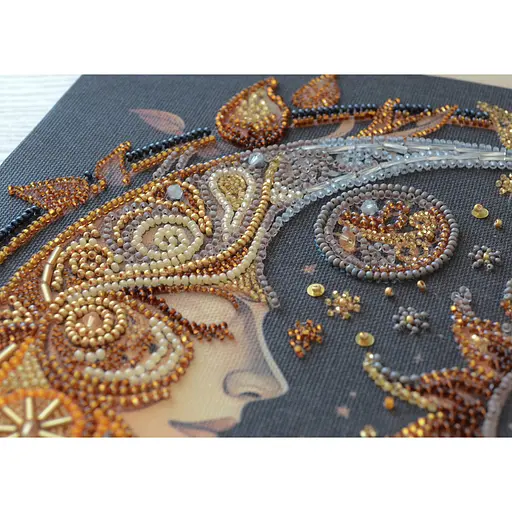 Набір для вишивання бісером "В полоні ночі" AB-896 25,5х25,2 см - фото 4