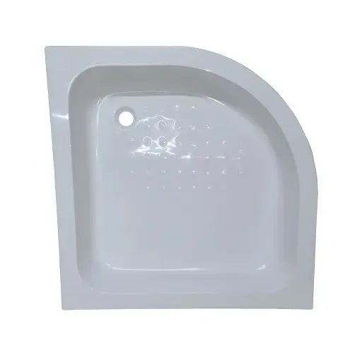Акриловый душевой поддон угловой 90х90х15 VERONA - фото 2