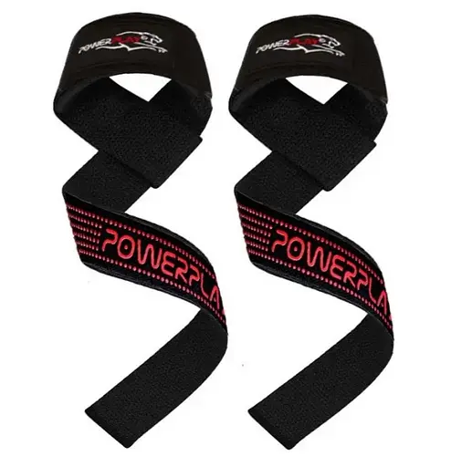 Лямки для тяги PowerPlay 7064 Черно-Красные (PP_7064_Black/Red) - фото 1