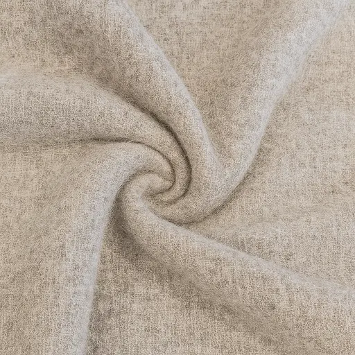 Плед Love You з екологічної вовни 140×220 см бежевий (6059) - фото 2