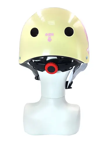 Комплект детский шлем и защита Yongkang GB24429-2009 S (5-9 л) желтый крылья (G0001964) - фото 5