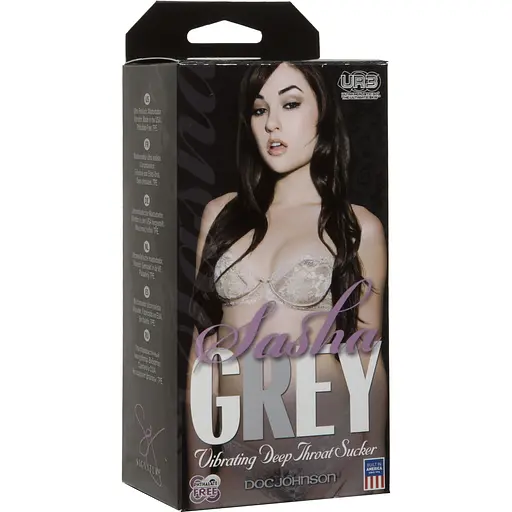 Вибромастурбатор ротик Doc Johnson Sasha Grey - UltraSkyn Vibrating Deep Throat Sucker - фото 2