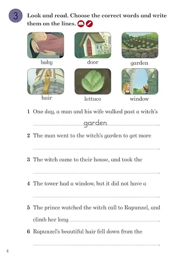 Ladybird Readers 3 Rapunzel Activity Book - фото 4