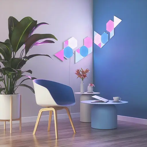 Умная система освещения Nanoleaf Shapes Triangles Starter Kit 9шт [80701] - фото 4